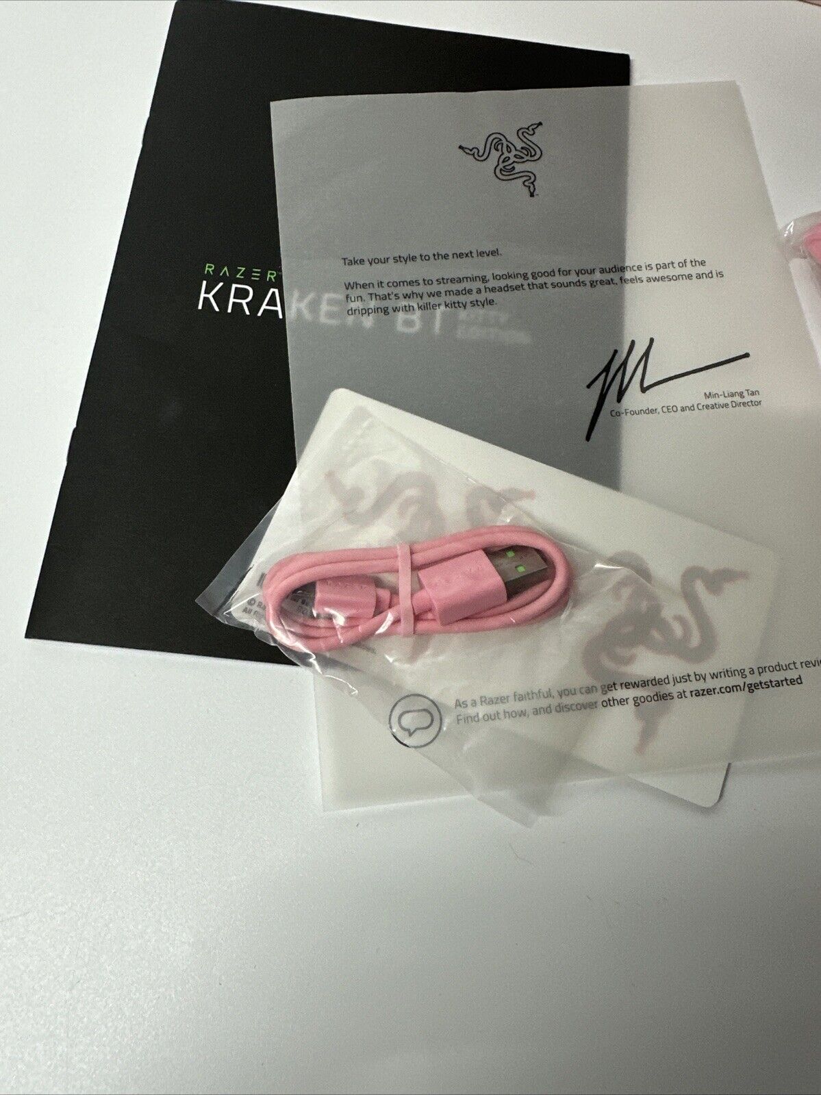 eBay Title:Razer Kraken BT Kitty Edition Wireless Headset - Pink