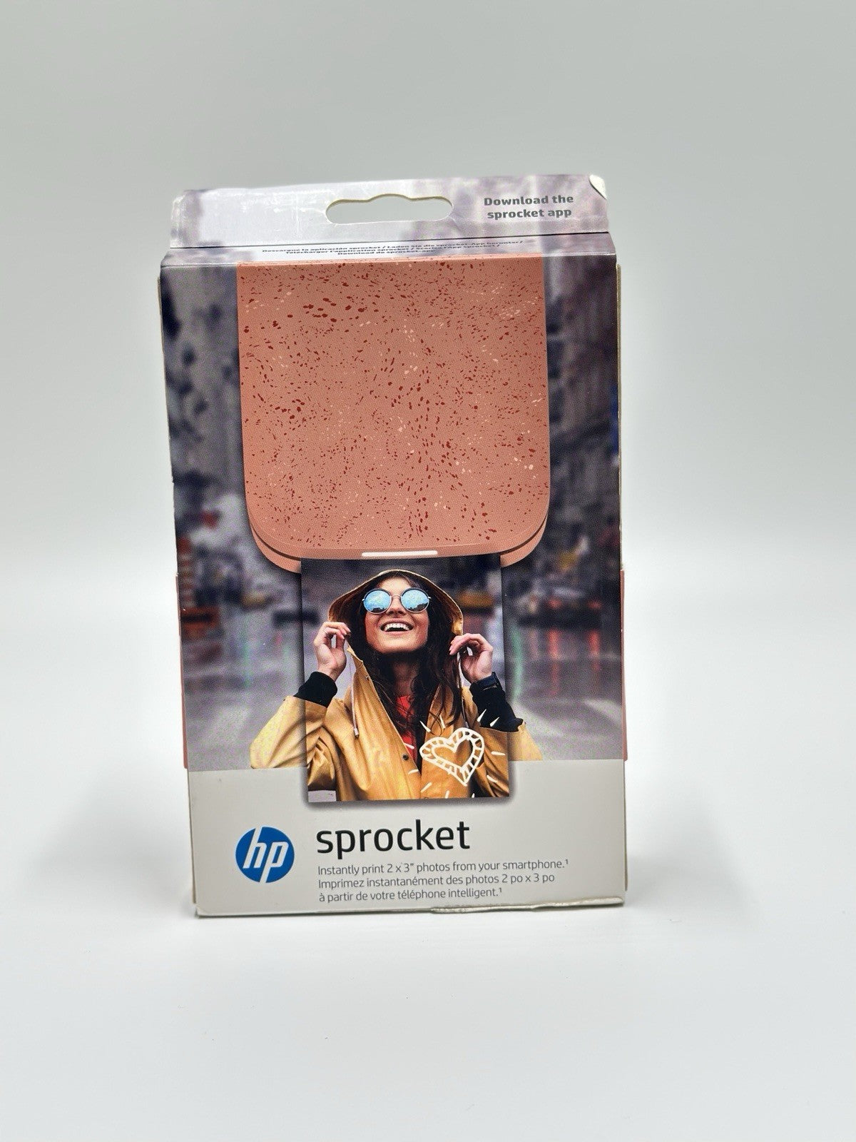 HP Sprocket Pink 200 Photo Printer - 2 x 3" Android & Apple IPhone Samsung