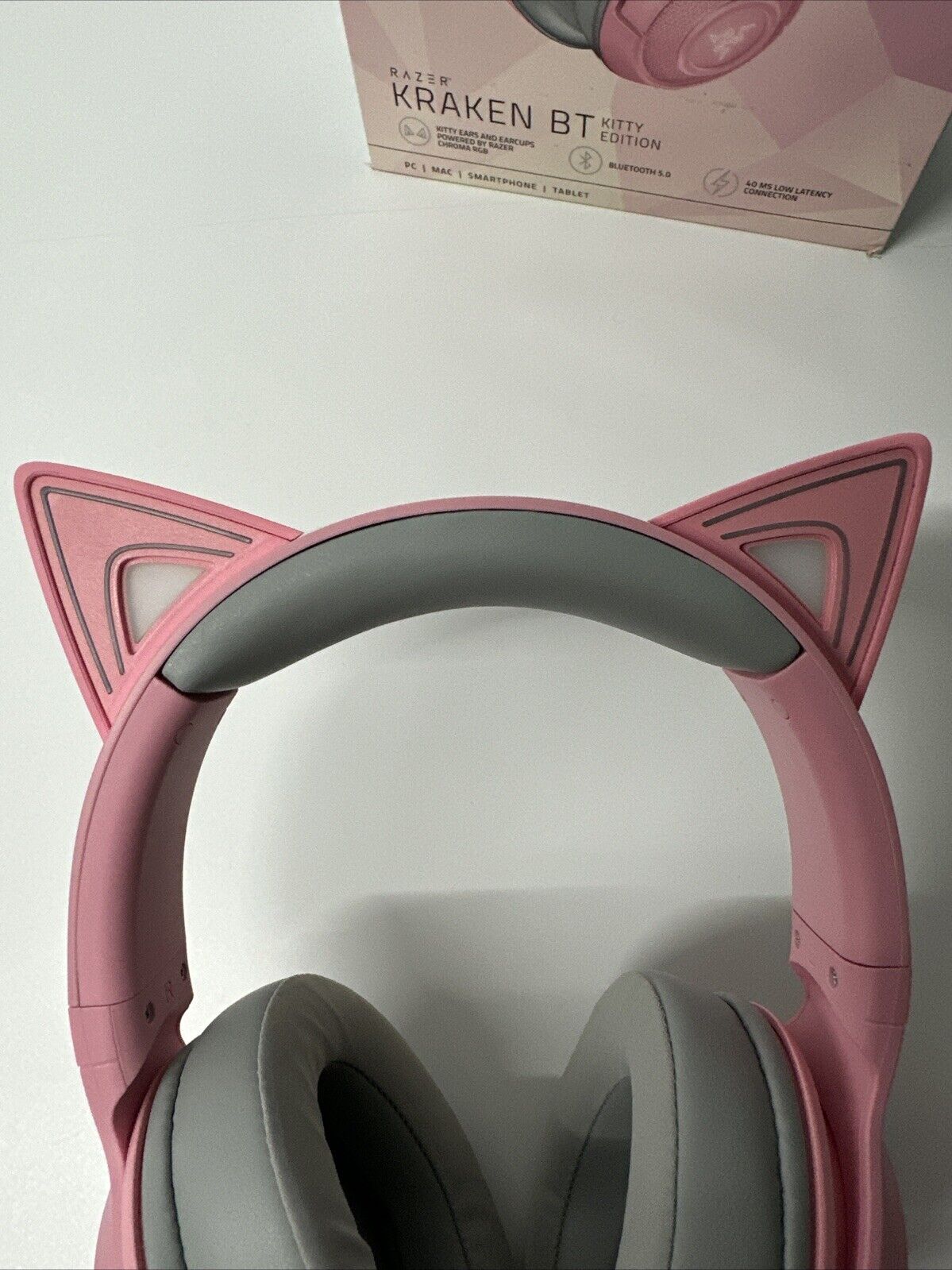 eBay Title:Razer Kraken BT Kitty Edition Wireless Headset - Pink