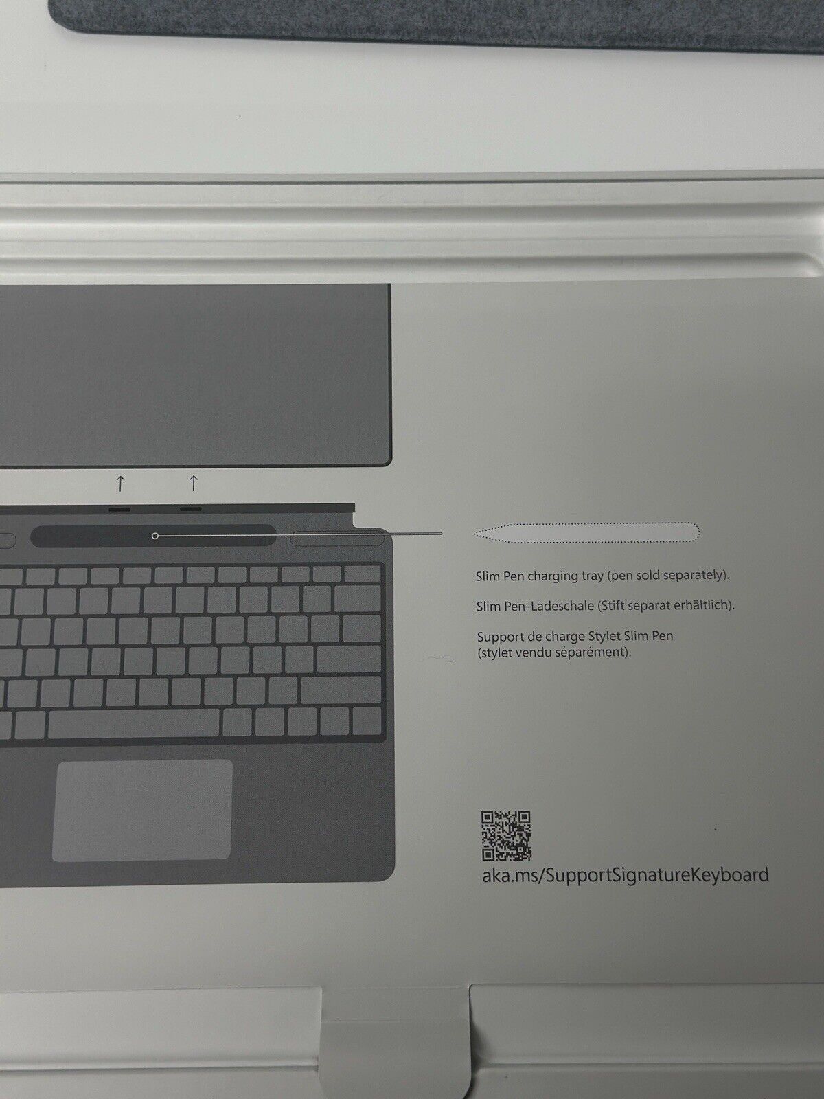 Microsoft Surface pro Type keyboard - Charcoal