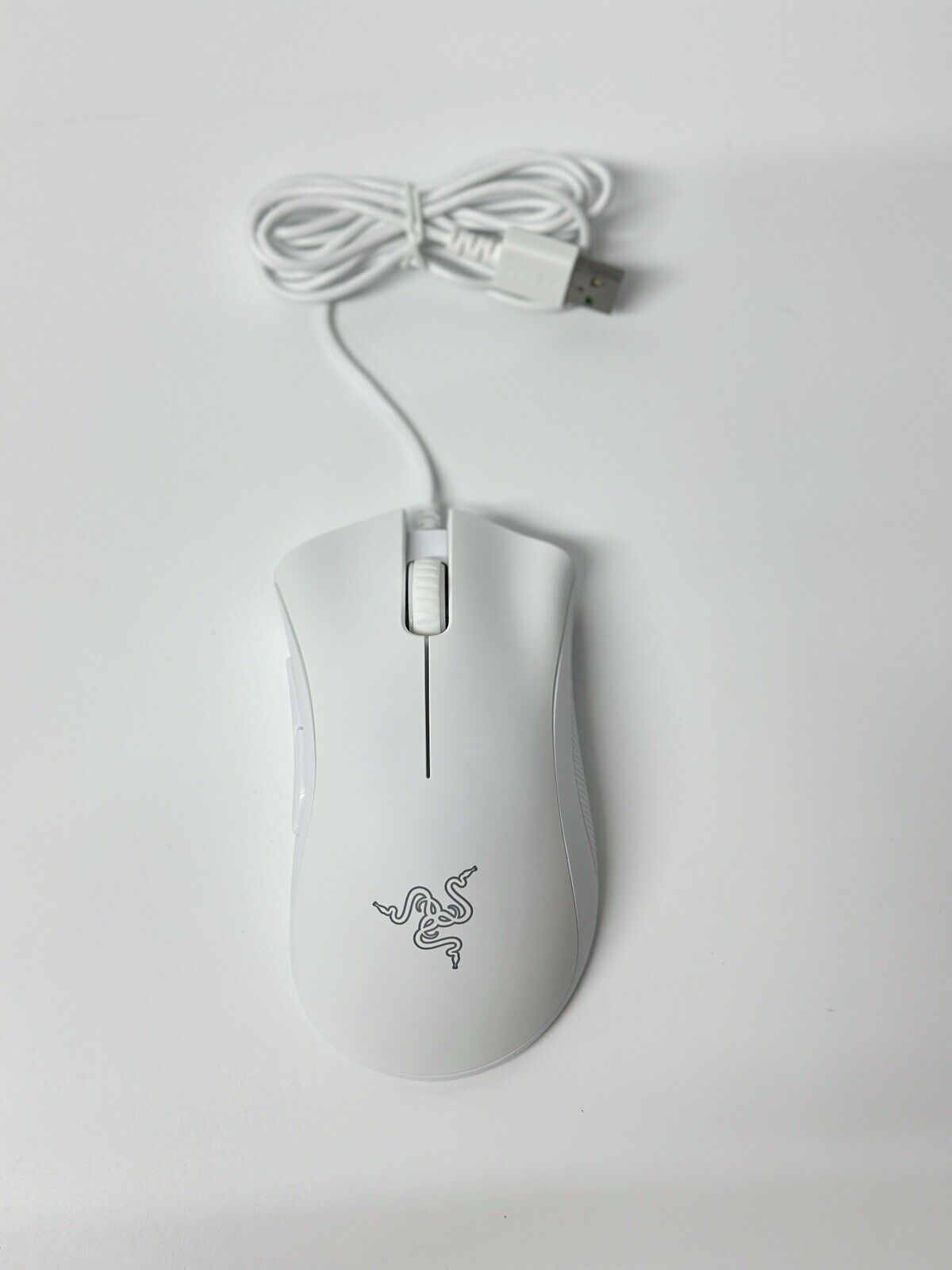 Razer Deathadder Essential White Edition Wired Gaming Mouse 5 Button -FPL -CP