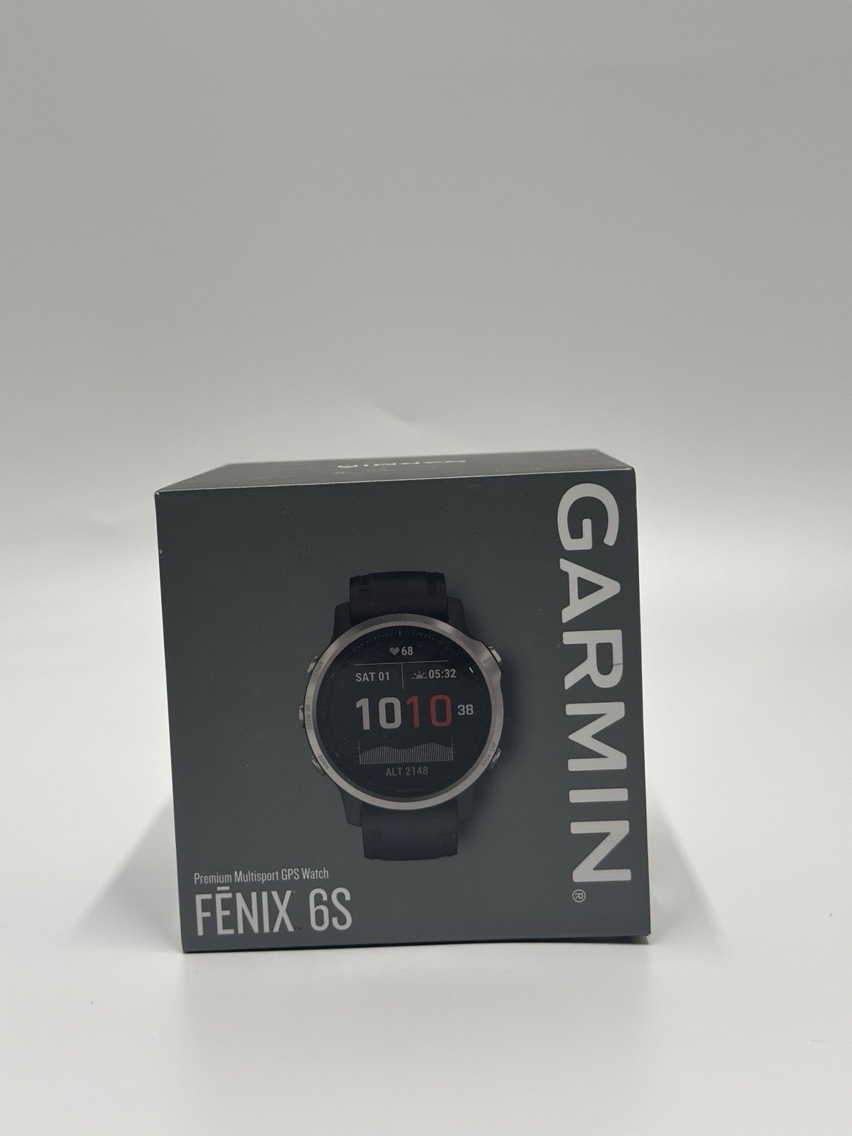 Garmin Fenix 6S 42mm - Grade A Case with Silicone Band GPS Running Watch - Black