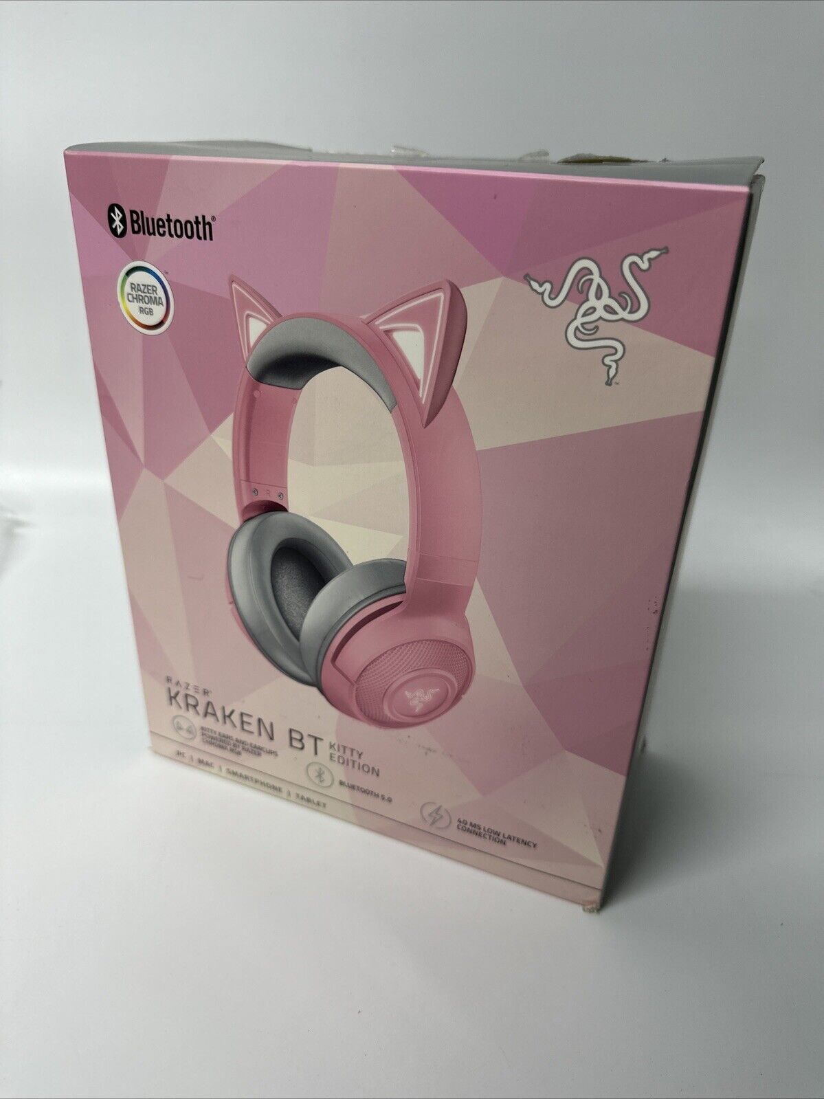 eBay Title:Razer Kraken BT Kitty Edition Wireless Headset - Pink