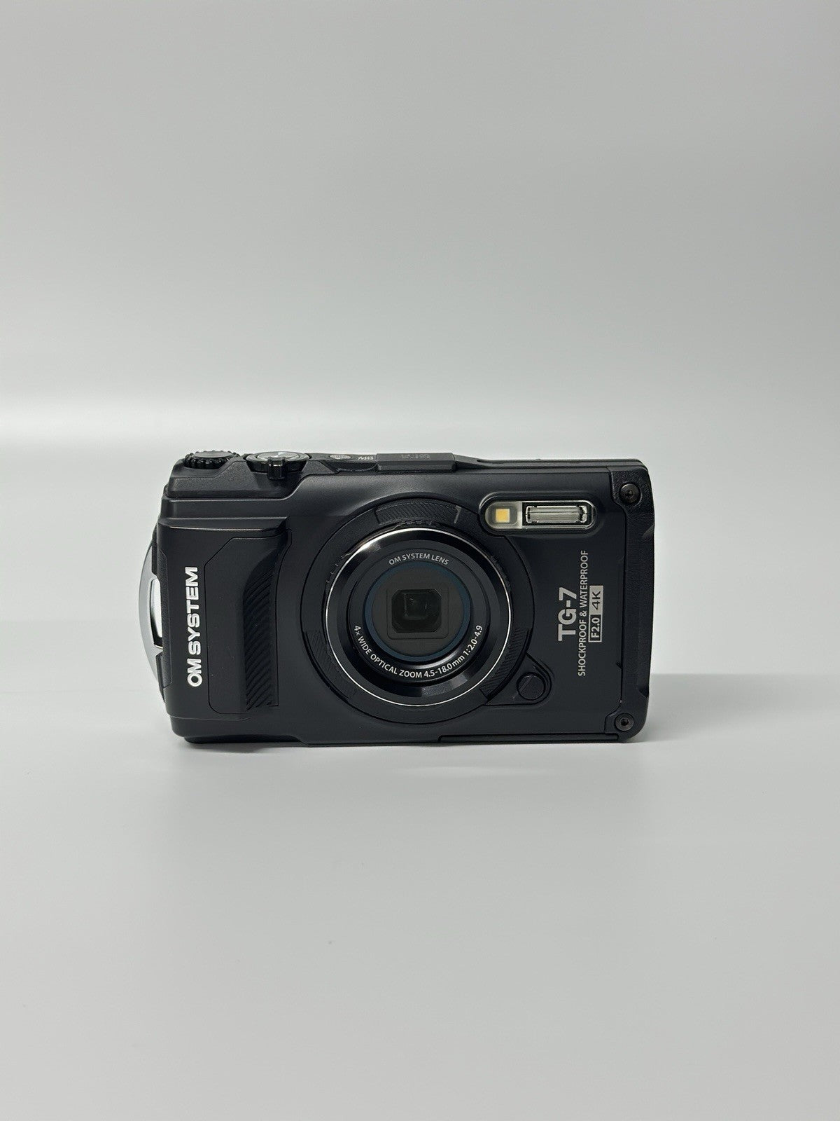 Olympus OM System Tough TG-7 Waterproof Digital Compact Camera - Black