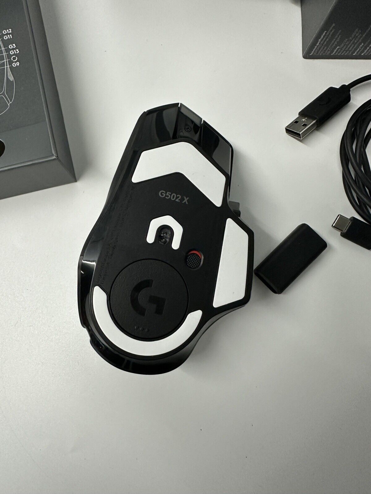 Logitech G G502 X LIGHTSPEED Wireless Gaming Mouse .dongle(Receiver )Missing