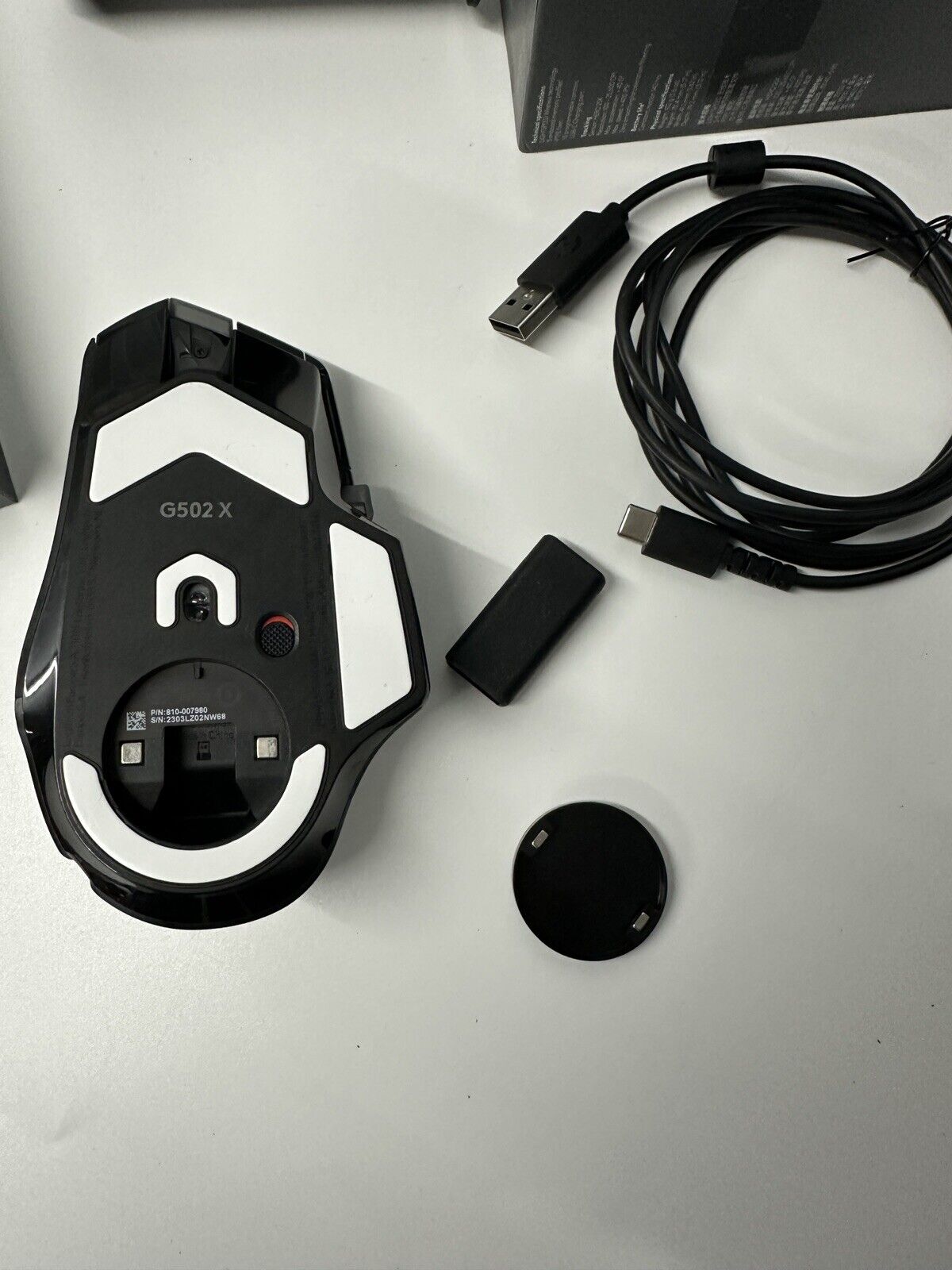Logitech G G502 X LIGHTSPEED Wireless Gaming Mouse .dongle(Receiver )Missing
