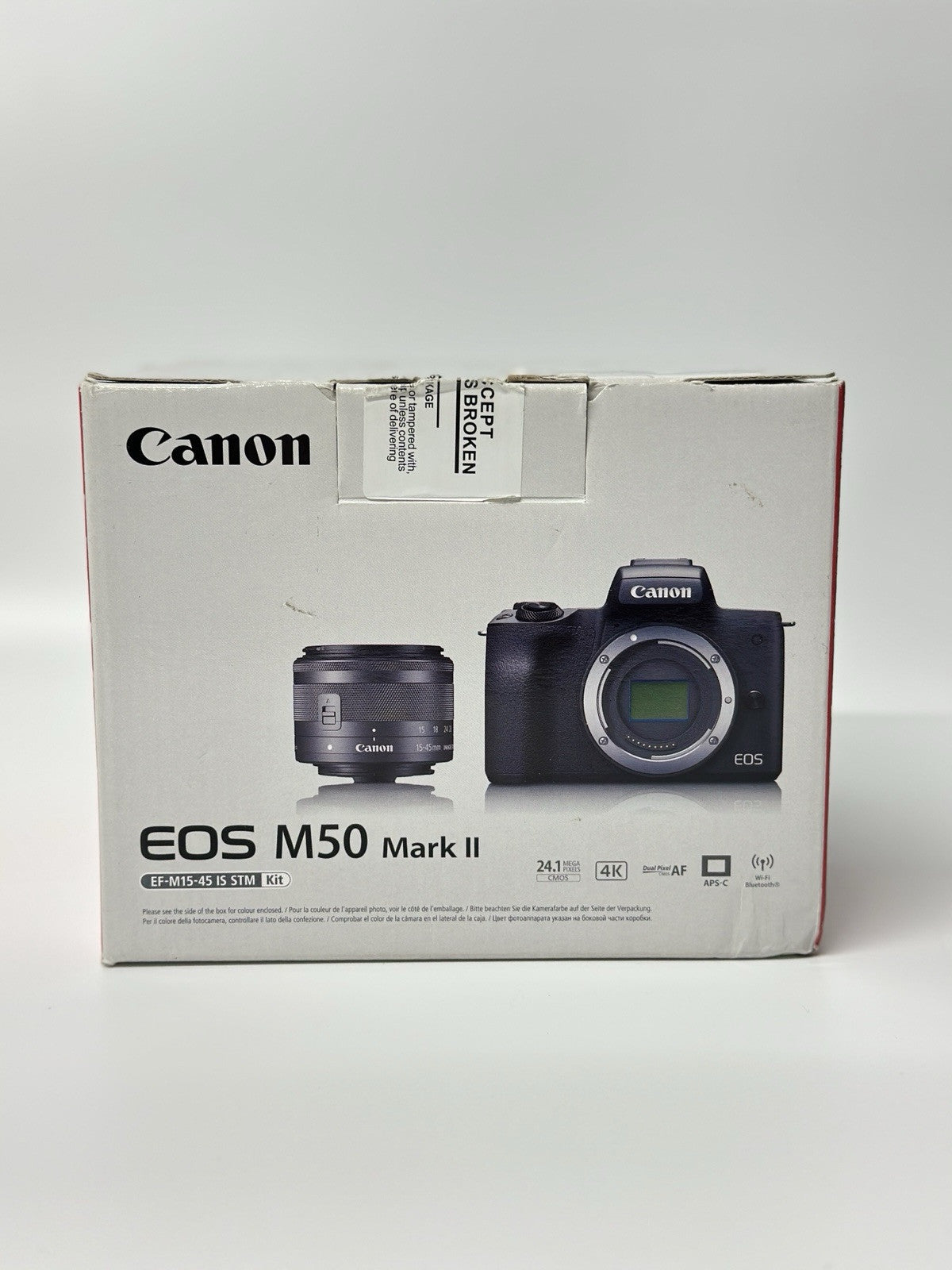 Canon EOS M50 Mark II 24.1MP Mirrorless Digital Camera - Black (EF-M 15-45mm...