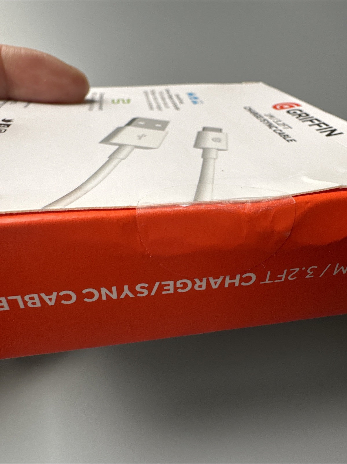 Griffin charge/sync cable with micro USB connnector 3.2FT (1M)