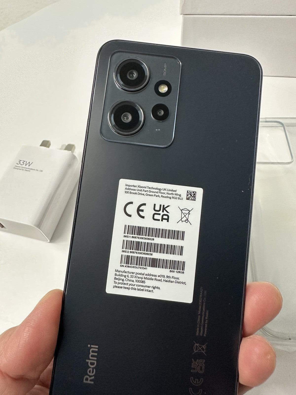 Redmi Note 12 - 128GB - Onyx Grey (Unlocked) (Dual SIM)