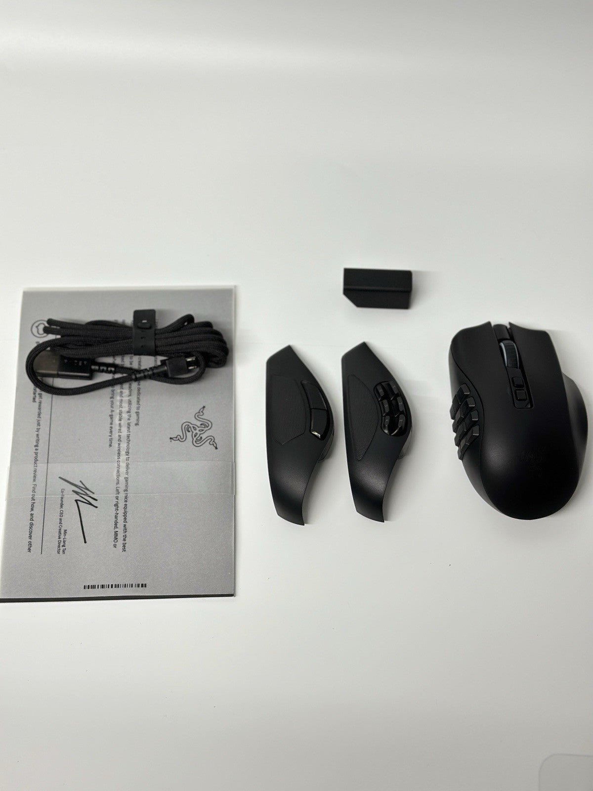 Razer Naga Pro Modular Wireless Gaming Mouse with 3 Swappable Side Plates -...