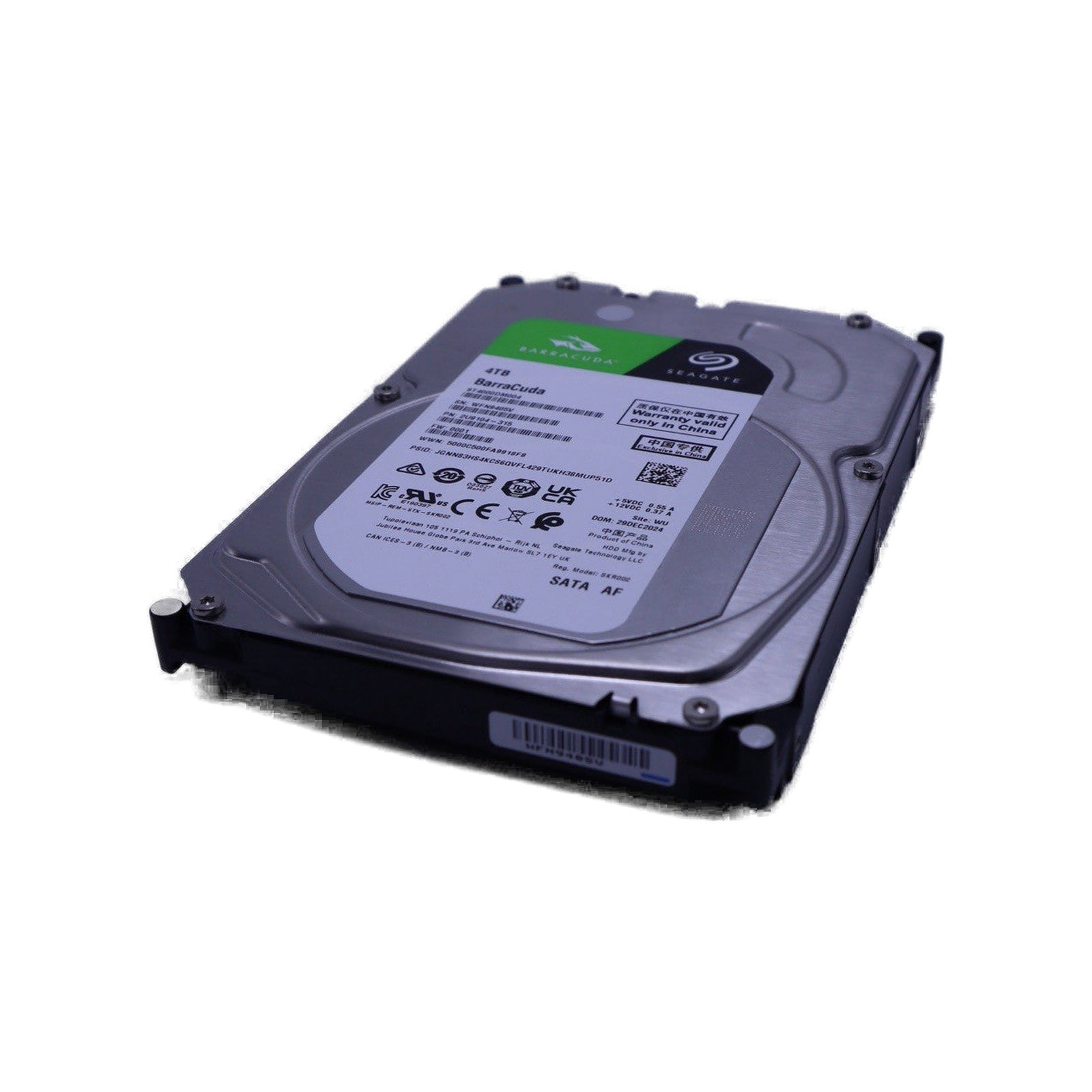 Seagate Barracuda 4TB,5400 RPM,2.5 inch Internal Hard Drive - ST4000LM024 listing image - white background