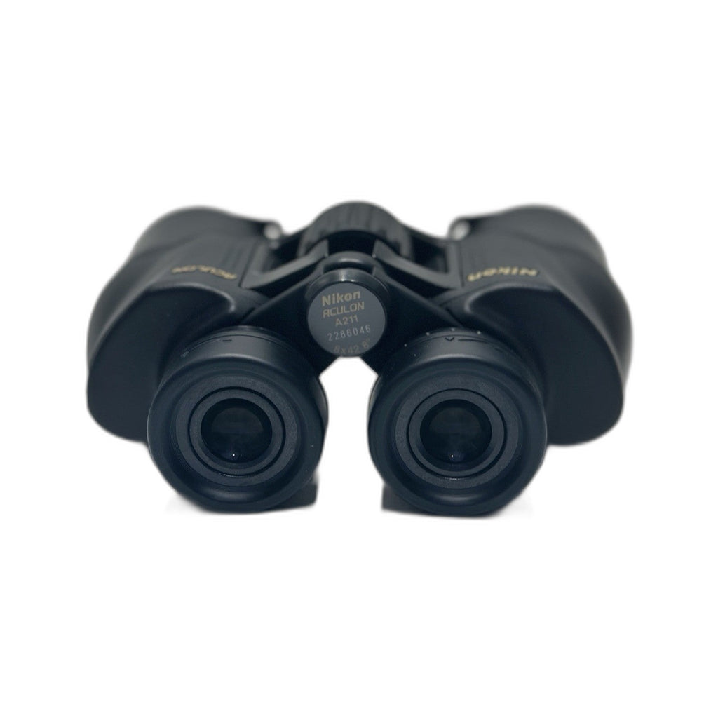 Nikon Aculon 8x42  Binoculars - Black A211- Grade A+ listing image - white background - selected #011A