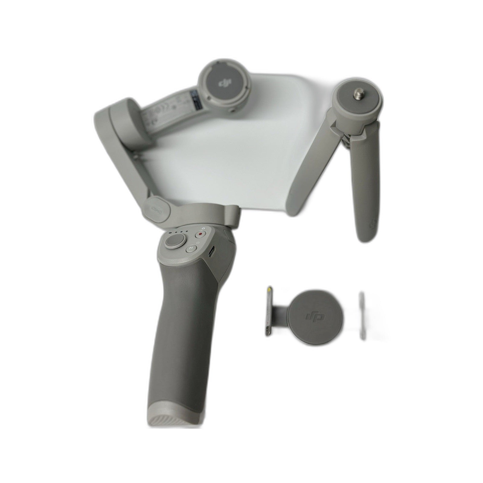 DJI OM 4 Combo Gimbal – Foldable Stabilizer for iPhone/Android – Barely Used listing image - white background - selected #015E