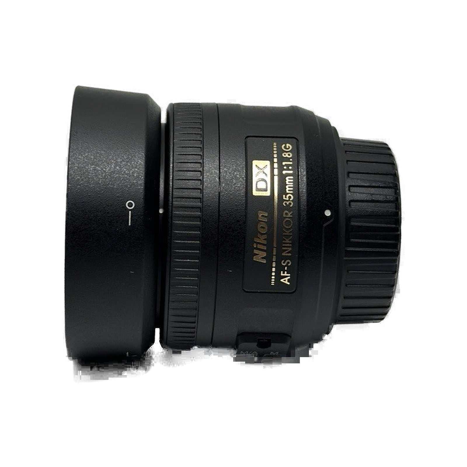 Nikon AF-S NIKKOR 35mm 1:1.8G DX - Near Mint listing image - white background - auto selected v2
