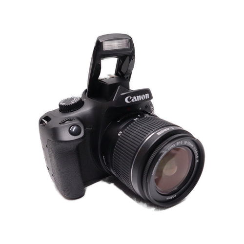 Canon 3011C006AA EOS 4000D DSLR Camera with 18 - 55mm Lens - Black listing image - white background - auto selected v2