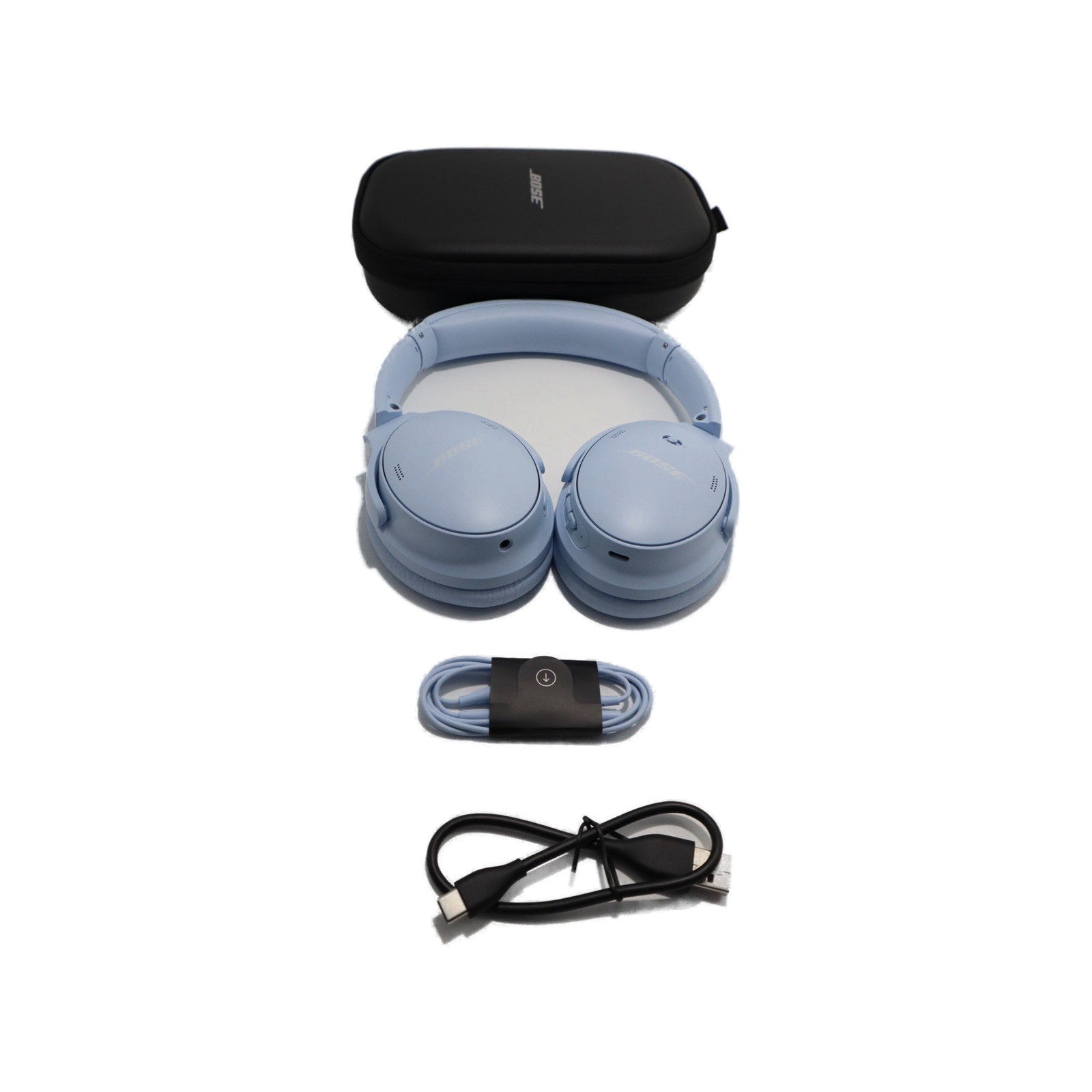 Bose QuietComfort Wireless Headphones – Blue - Grade A+ listing image - white background - auto selected v2