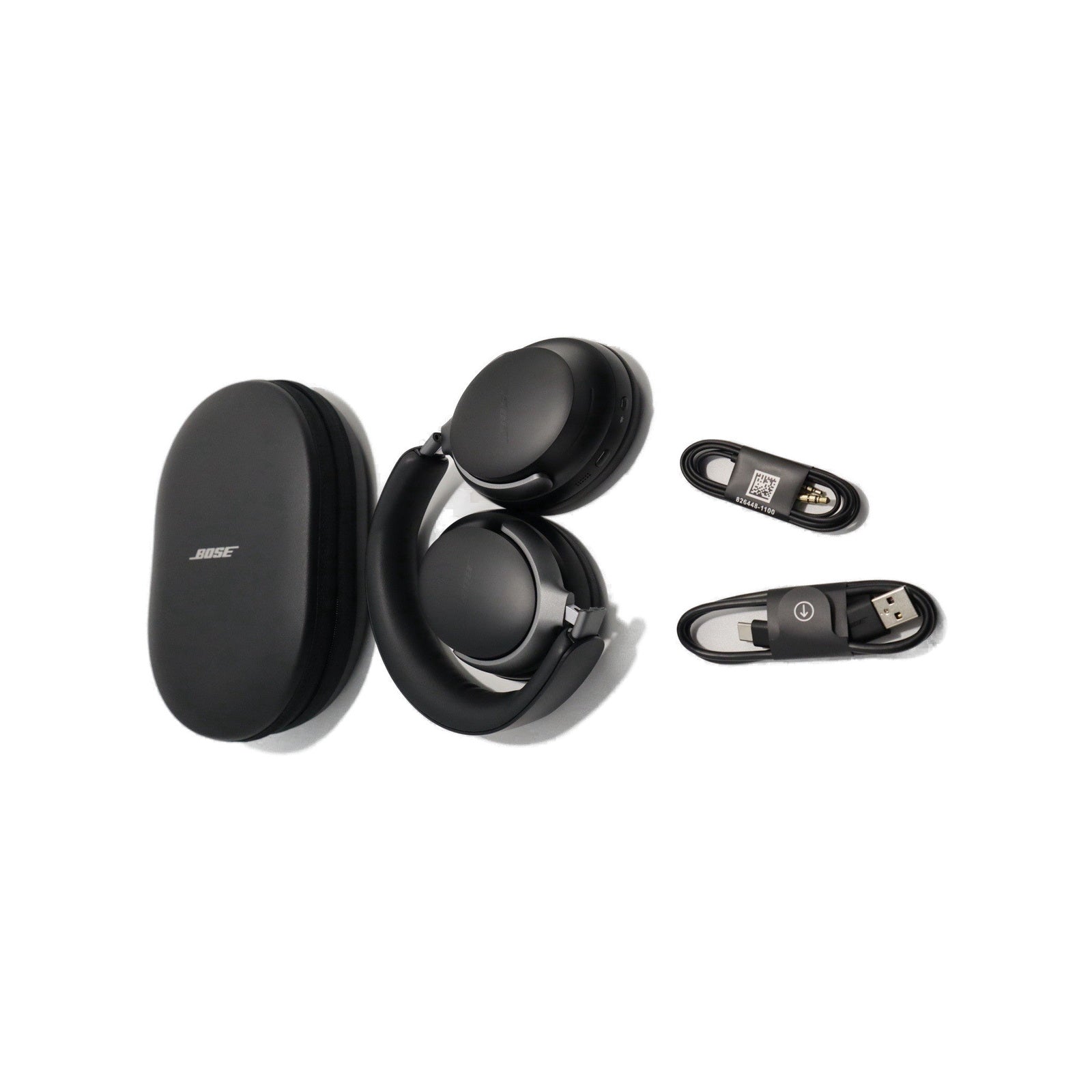 Bose QuietComfort Ultra Over-Ear Headphones - Black- Grade A+ listing image - white background - auto selected v2