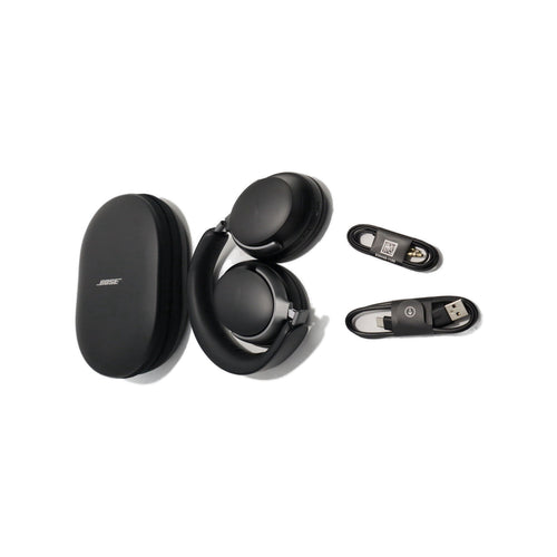 Bose QuietComfort Ultra Over-Ear Headphones - Black- Grade A+ listing image - white background - auto selected v2