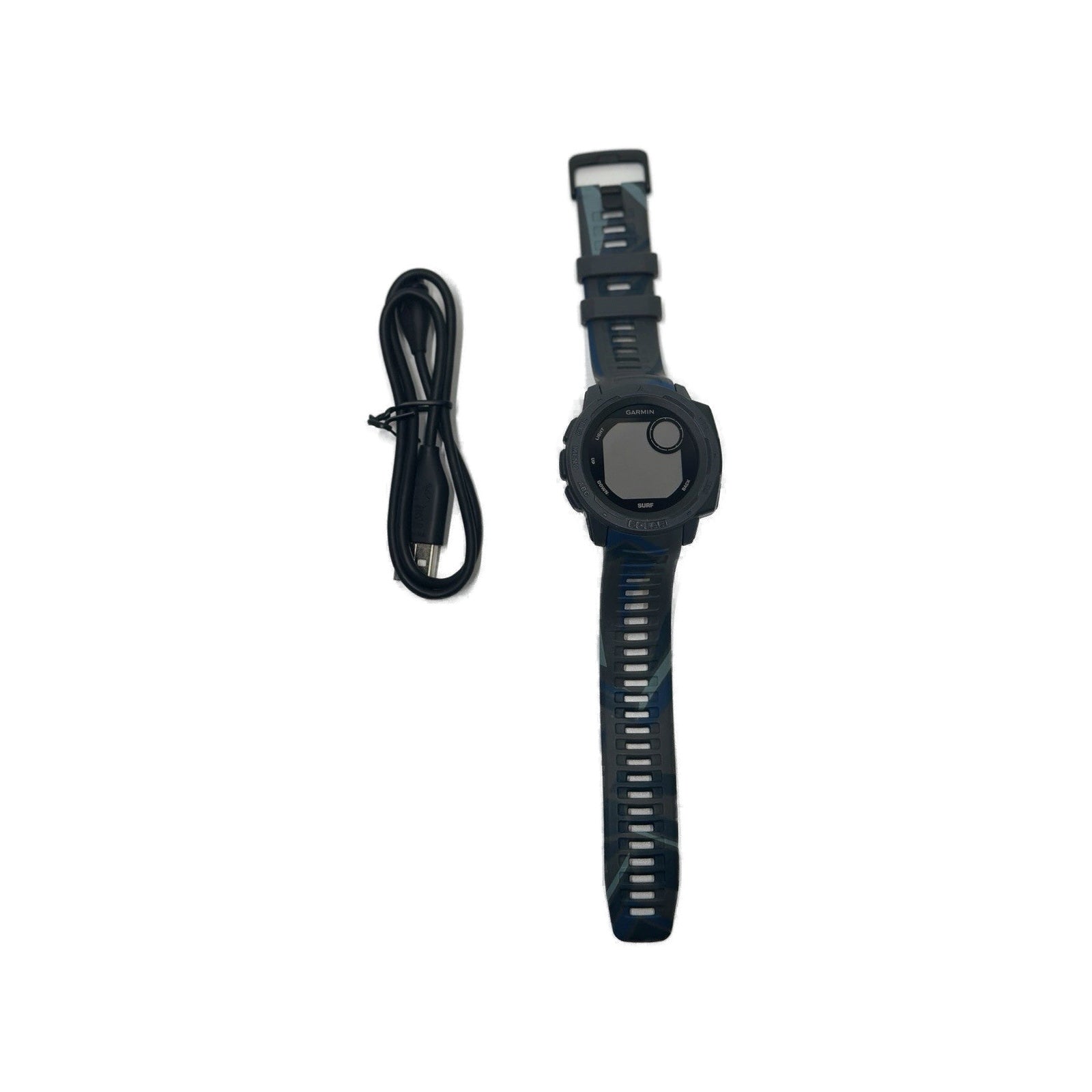 Garmin Instinct Solar Surf Pipeline - Surfing, Camping, Running listing image - white background - auto selected v2