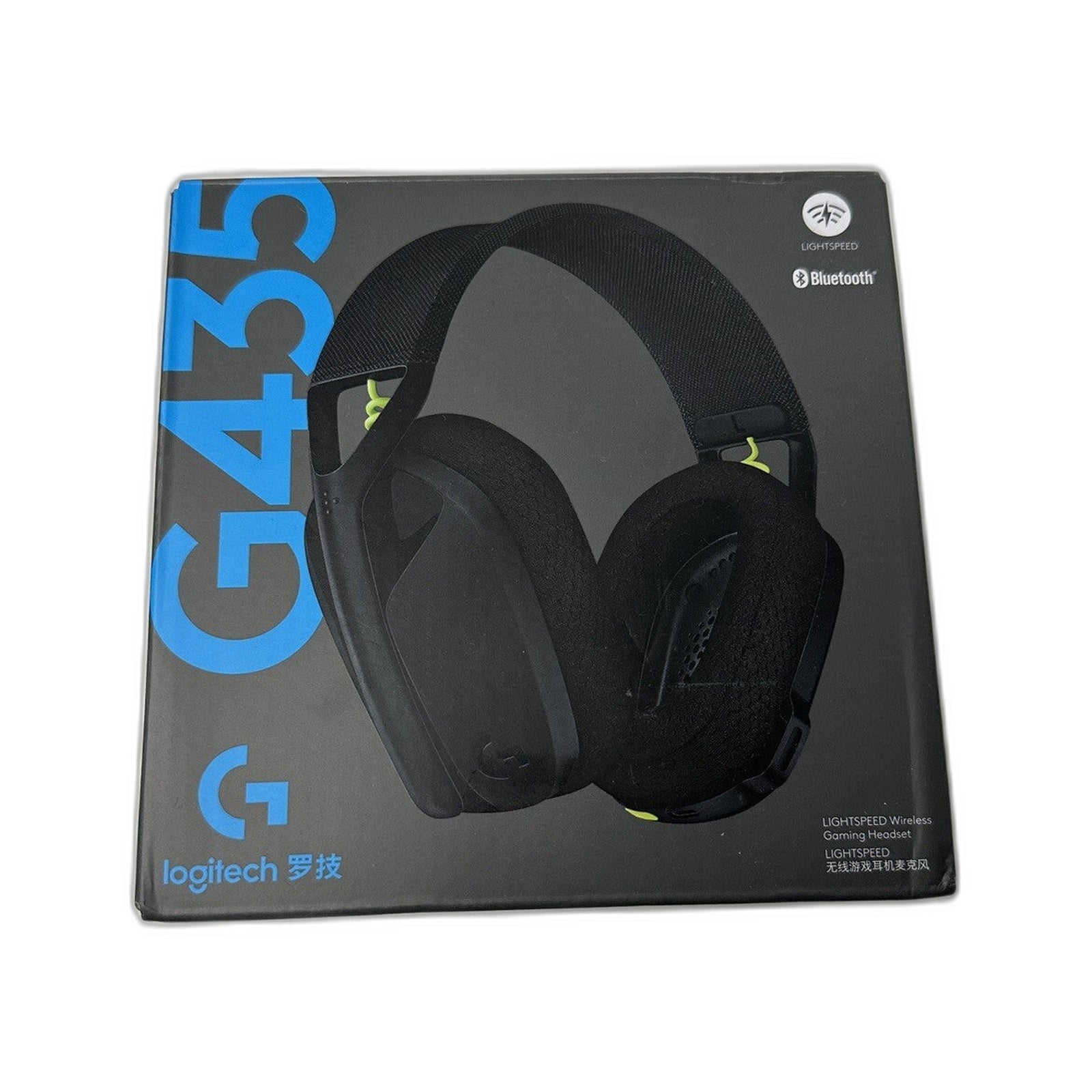 Logitech G435 Wireless Gaming Headset ,dongle (USB Receiver Missing) listing image - white background - selected #044A