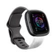 FitBit Versa 2 41mm Shadow Grey Silicone Band- Grade A listing image - white background - selected #046F
