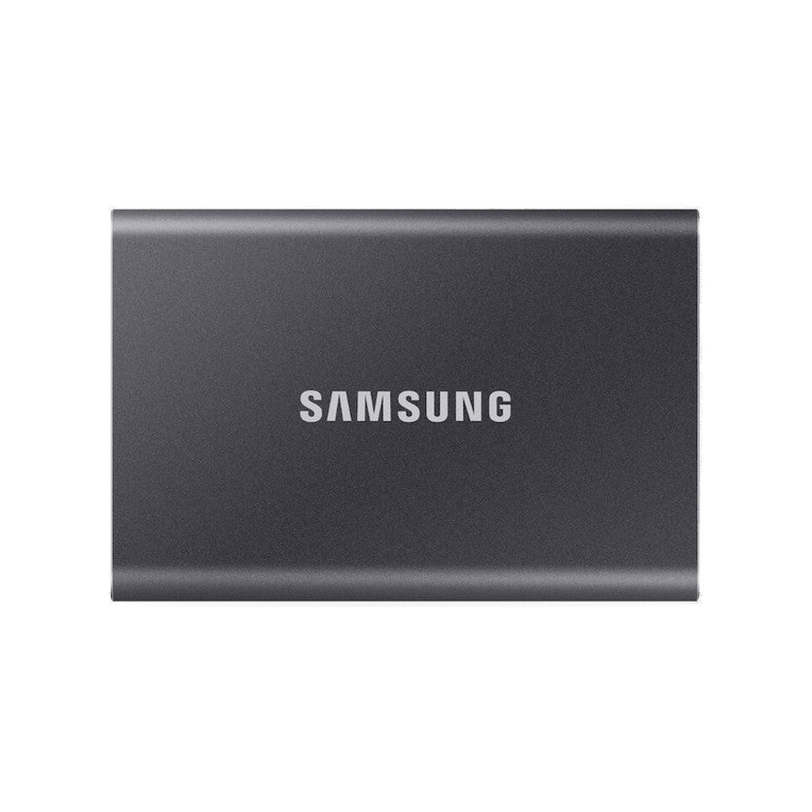 Samsung T7 2TB Portable External SSD - Grade A- Titan Grey (MU-PC2T0T/WW) listing image - white background - auto selected v2