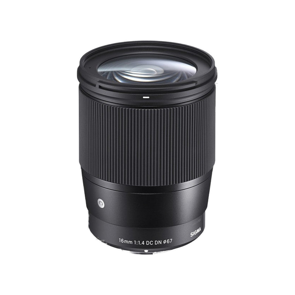 Sigma 16mm f/1.4 DC DN / C Wide Angle Lens - Leica L listing image - white background - auto selected v2
