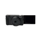 Sony ZV-1F 20.1MP Vlogging Camera - Black listing image - white background - auto selected v2