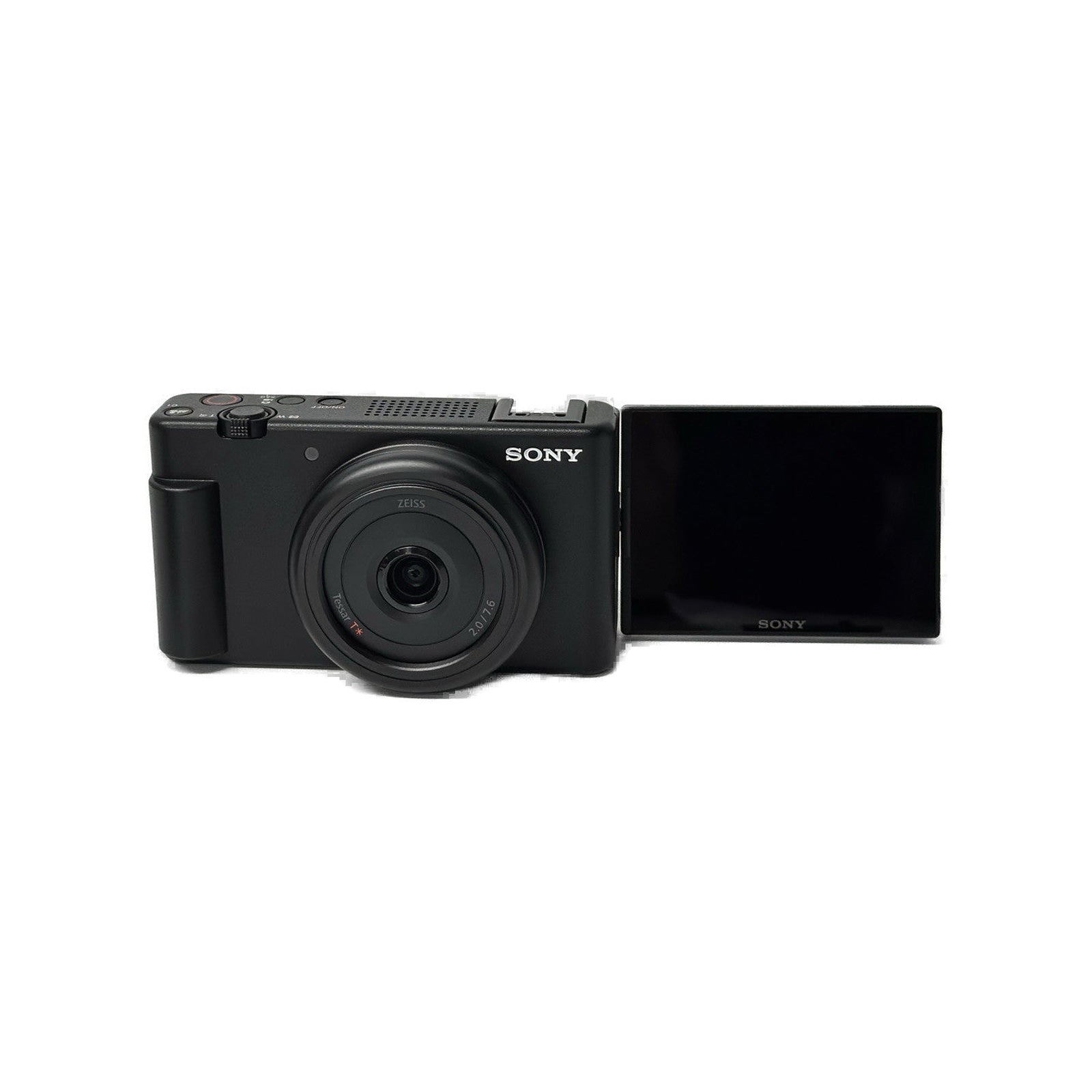 Sony ZV-1F 20.1MP Vlogging Camera - Black listing image - white background - auto selected v2