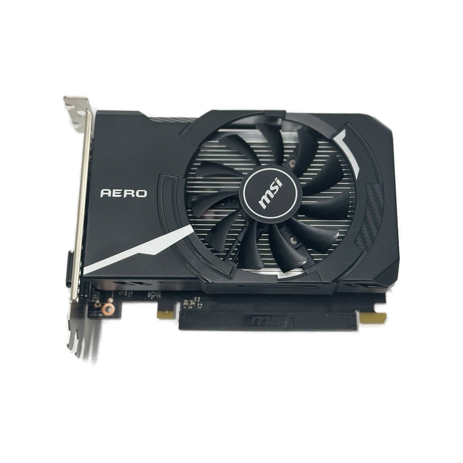 MSI GeForce GT 1030 AERO ITX 2GB GDDR4 Low Profile Graphics Card listing image - white background - auto selected v2