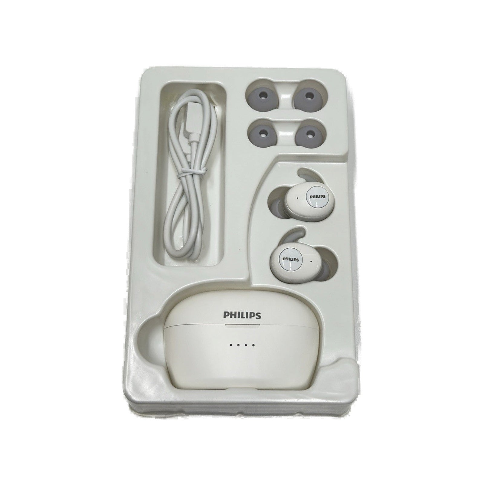 Philips UpBeat True Wireless Earphones - White | In-Ear listing image - white background - auto selected v2