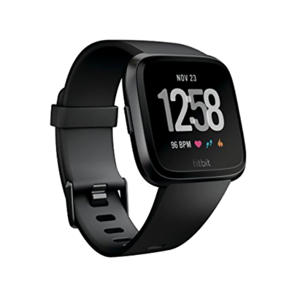 Fitbit Versa Health Fitness Smartwatch, Small - Black listing image - white background - auto selected v2