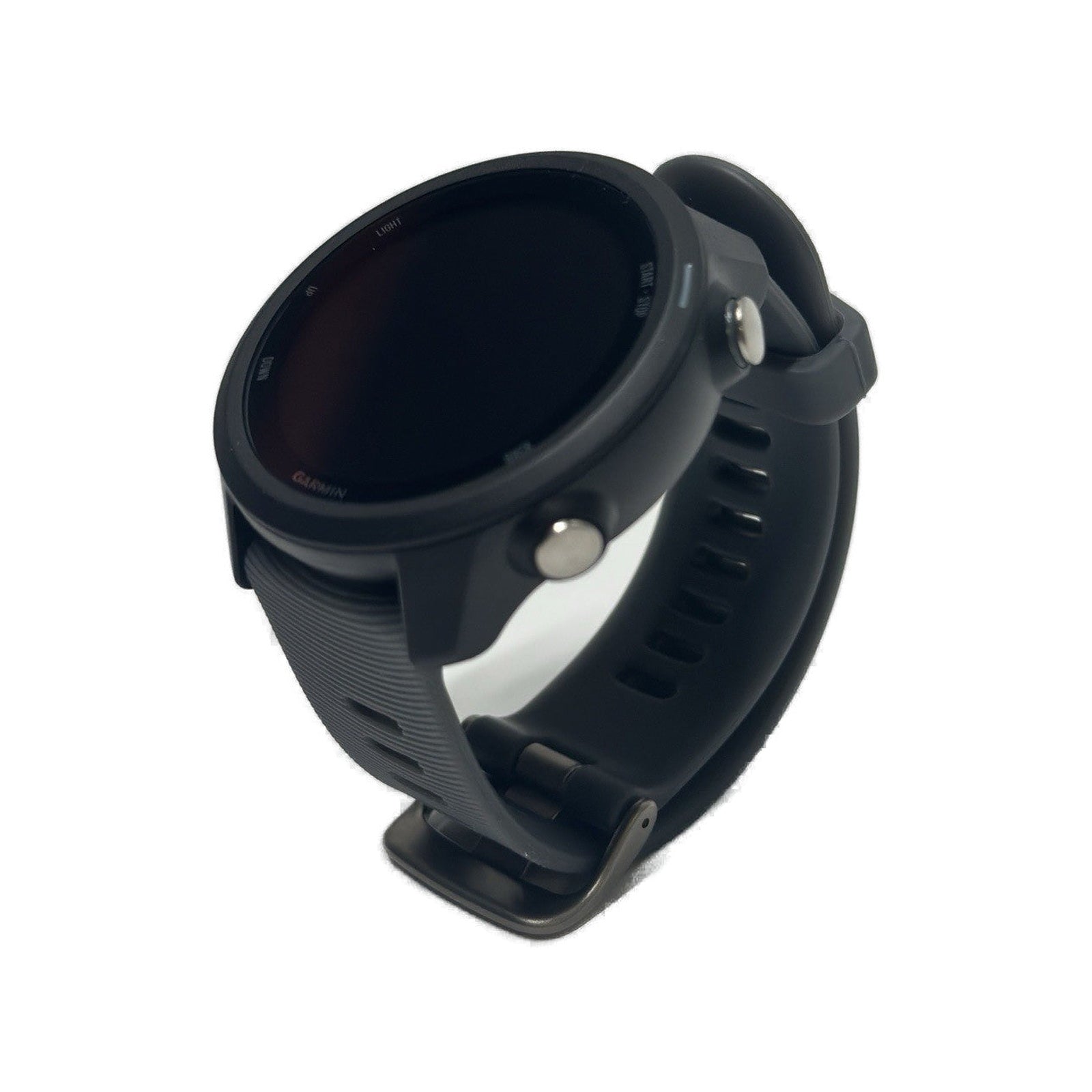 Garmin Forerunner 245 Music Black Plastic Case Black Band Strap GPS Watch listing image - white background - auto selected v2
