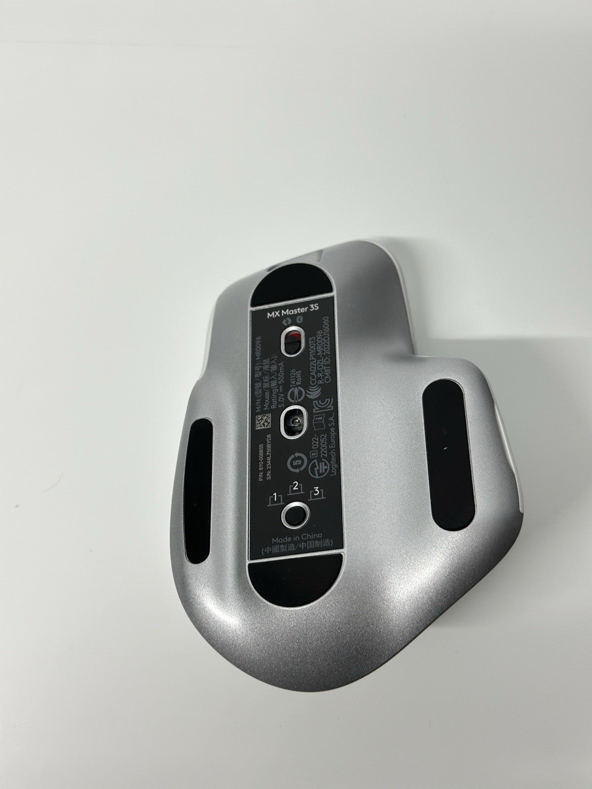 Logitech MX Master 3S Wireless Mouse - Grade A- Pale Grey