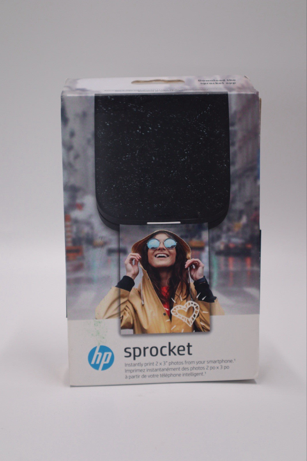 HP Sprocket 200 Zink Bluetooth Photo Printer - Grade A- Black