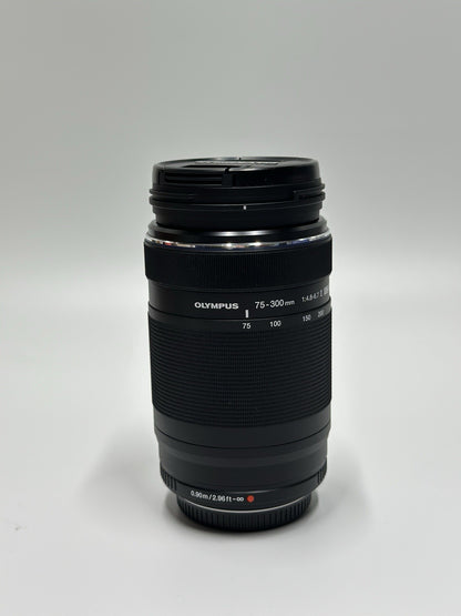 Olympus M.Zuiko Digital ED 75-300mm F/4.8-F/6.7 Telephoto Lens - Black
