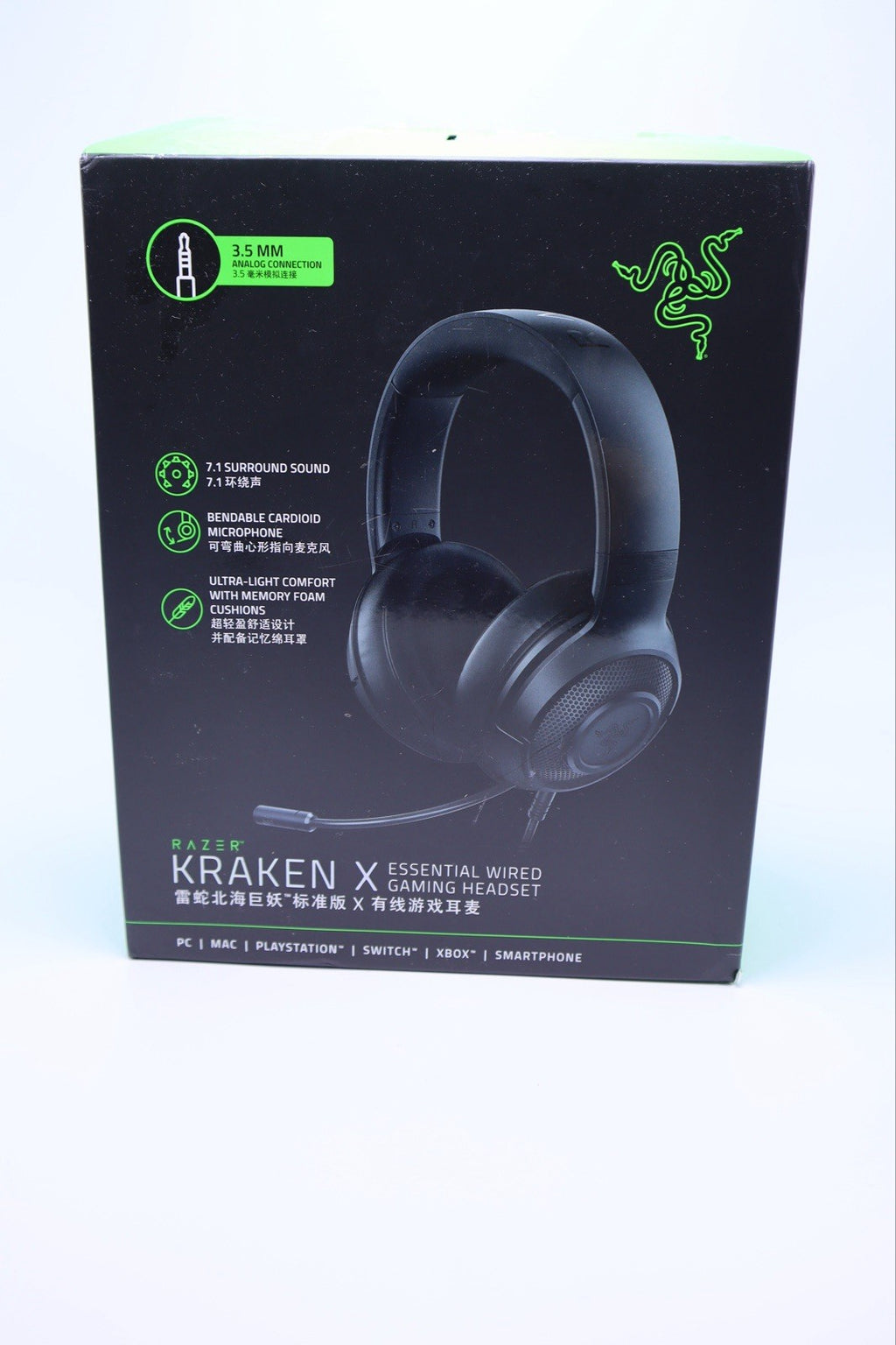 Razer Kraken X 7.1 Gaming Headset - Black