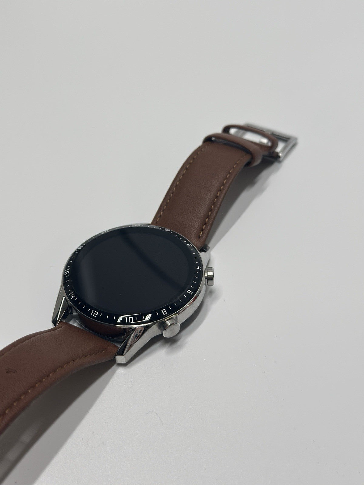 Huawei Watch GT 2 Pro Smartwatch - Titanium Body with Leather Strap - GPS, SpO2