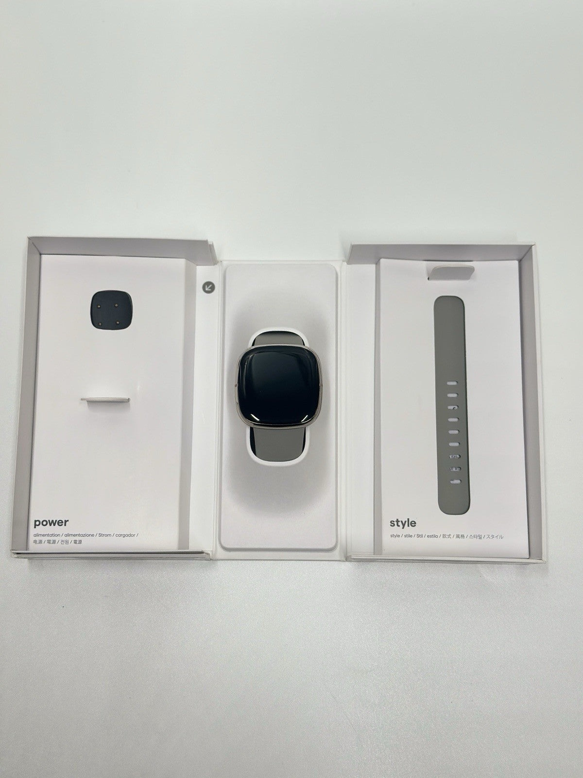 Fitbit Sense Activity Tracker - Sage Grey/Silver Stainless Steel