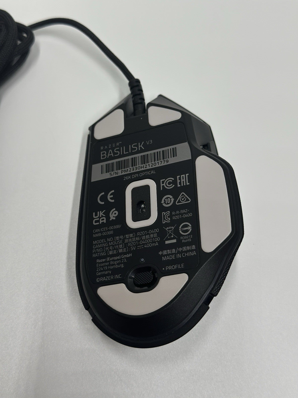 Razer Basilisk V3 Wired Gaming Mouse