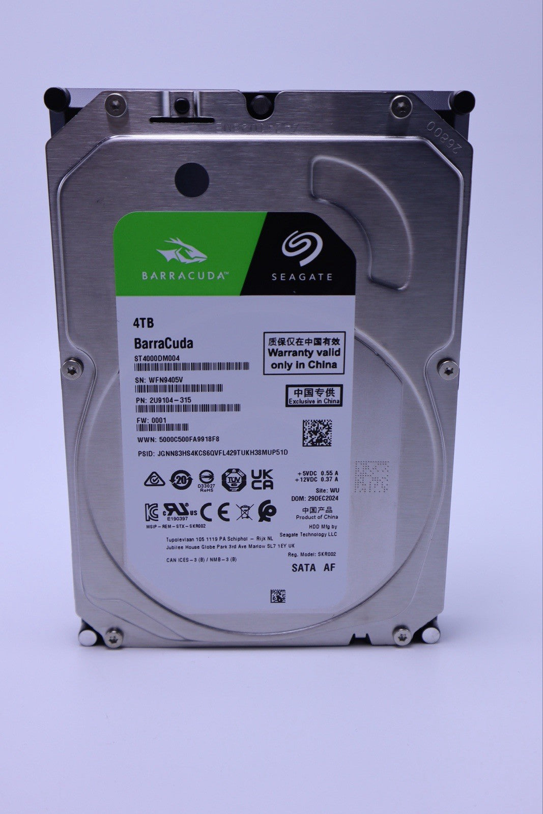 Seagate Barracuda 4TB,5400 RPM,2.5 inch Internal Hard Drive - ST4000LM024