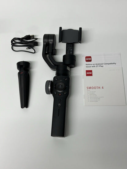 Zhiyun Smooth 4 Handheld Smartphone Gimbal Stabiliser - Black