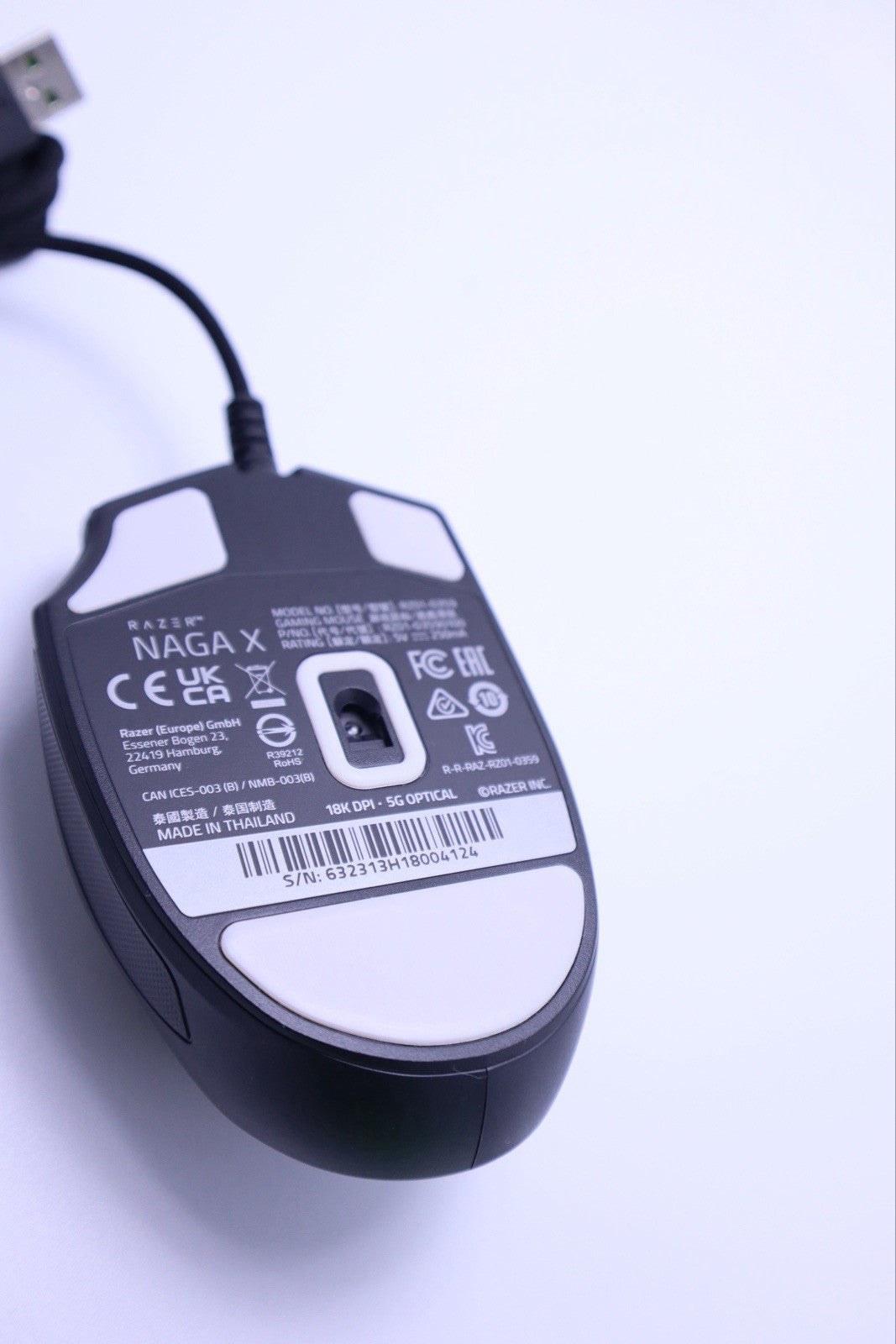 Razer Naga X Gaming Mouse Key 5 Unresponsive