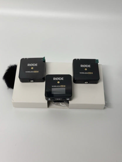 RØDE Wireless GO II Dual Channel Wireless Microphone System, used twice