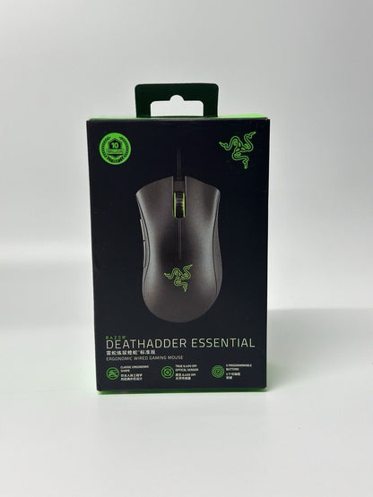 Razer DeathAdder Essential Wired Gaming Mouse - Black (RZ01-03850100-R3M1)