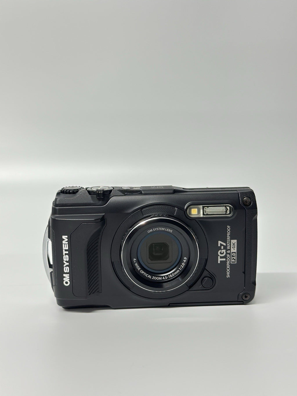 Olympus OM System Tough TG-7 Waterproof Digital Compact Camera - Black