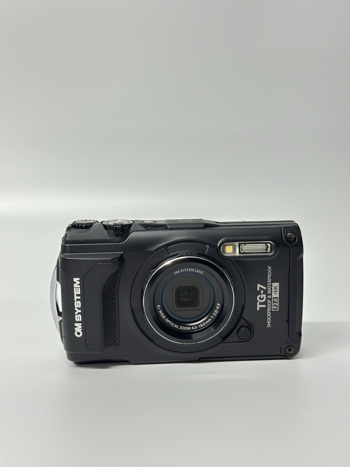 Olympus OM System Tough TG-7 Waterproof Digital Compact Camera - Black