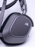 Corsair HS80 Max Bluetooth Wireless RGB On-Ear Gaming Headset Black- Grade A !