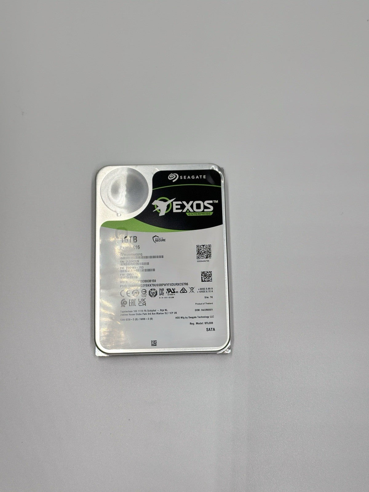 Seagate Exos 16 TB 3.5 Inch (ST16000NM001G) Internal Desktop Drive
