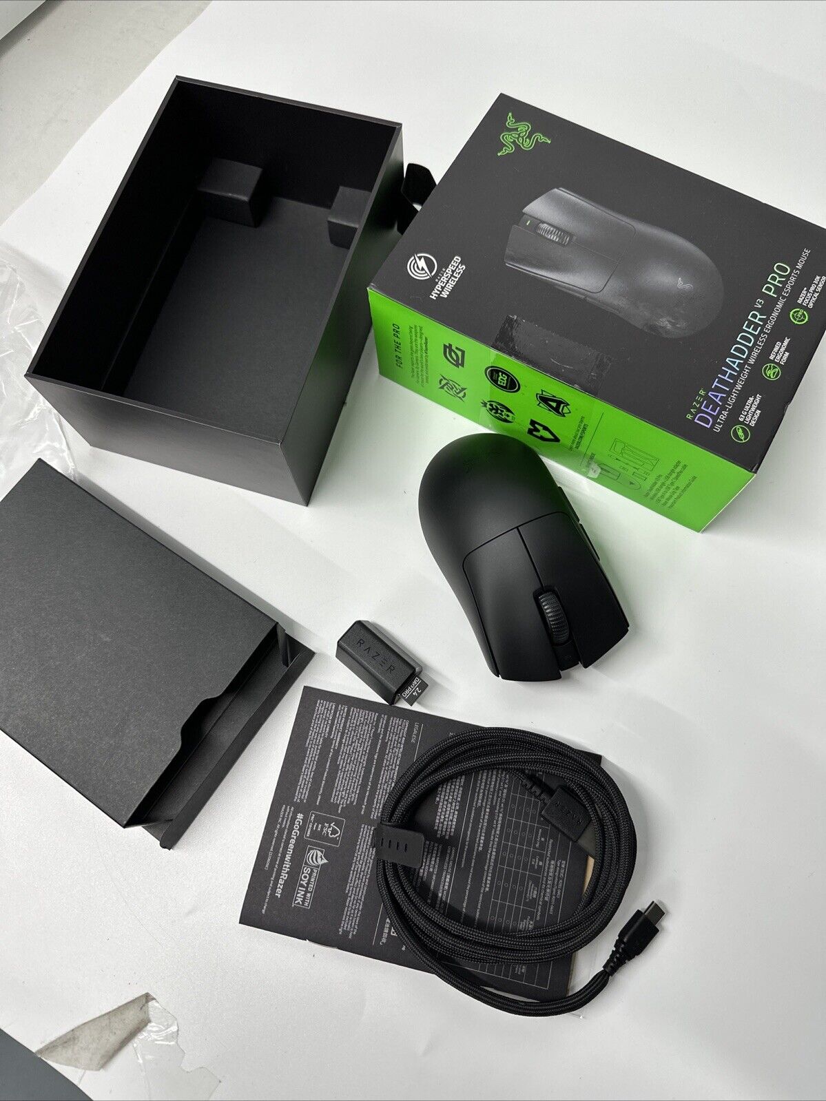 Razer DeathAdder V3 Pro Wireless Gaming Mouse - Black